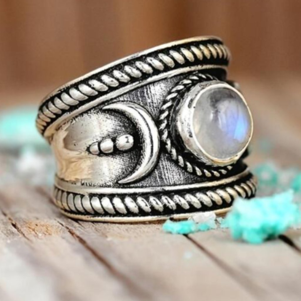 Silver Boho Ring.